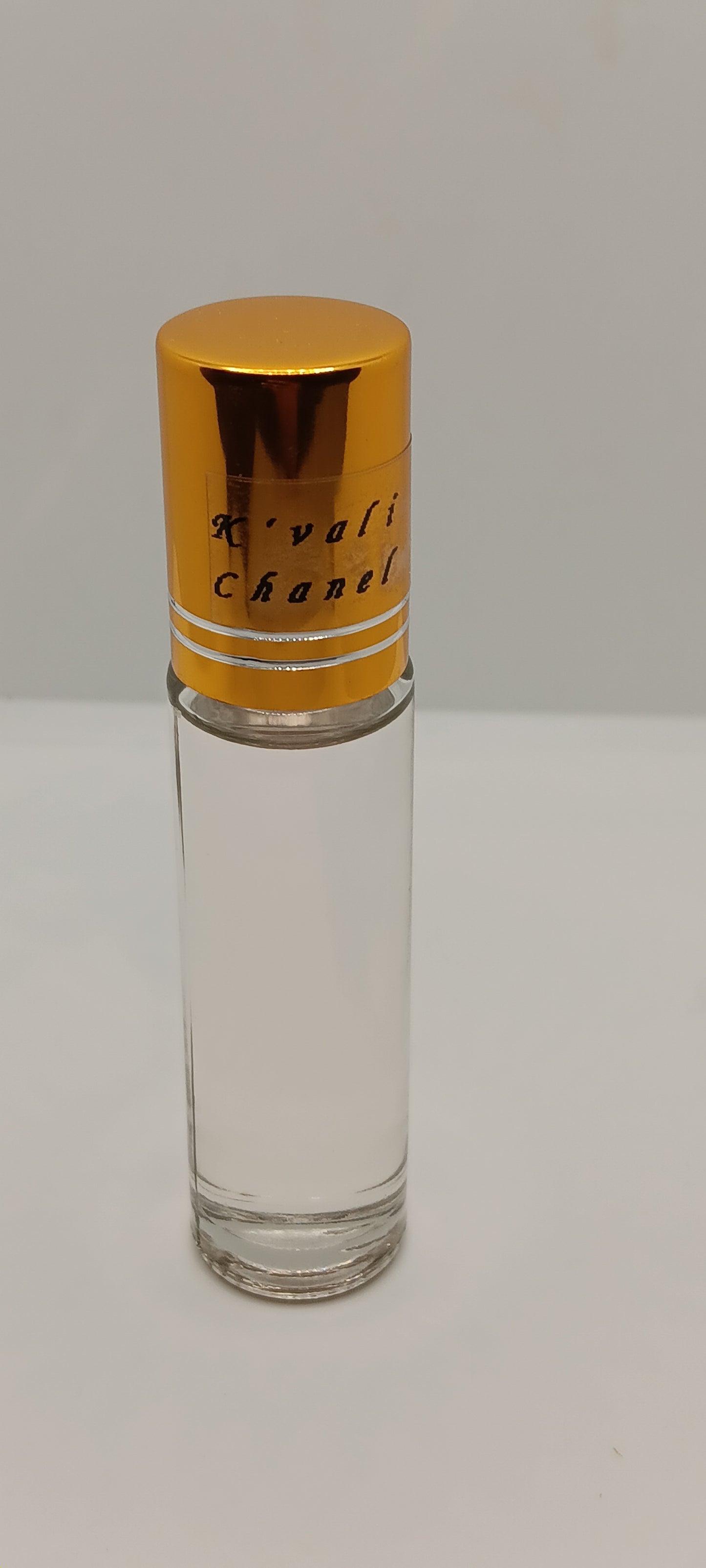 K'vali Chanel/ Bamboo Top, Clear Bottle
