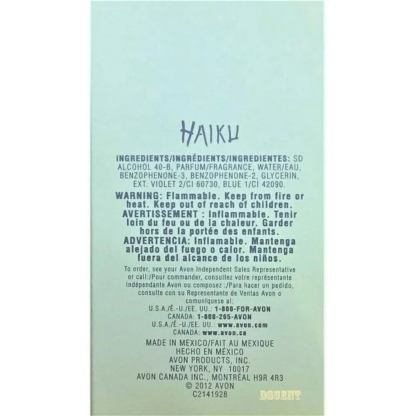 Avon Haiku Eau de Parfume 2 Pack - 1.7 fl. oz. - Women Parfum