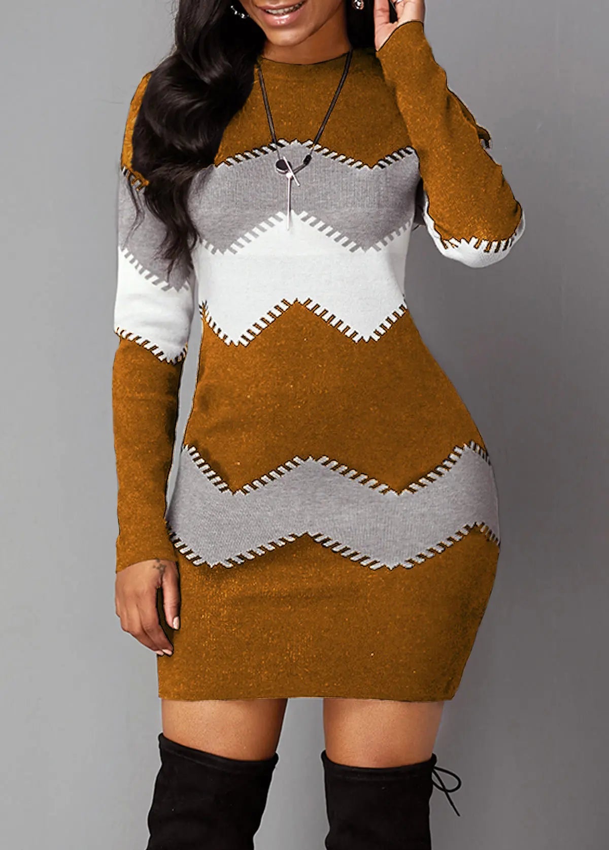 Eco Fashion Style Turtle Neck Twisted Knit Thick Warm Long Sleeve Women Wool Sweater