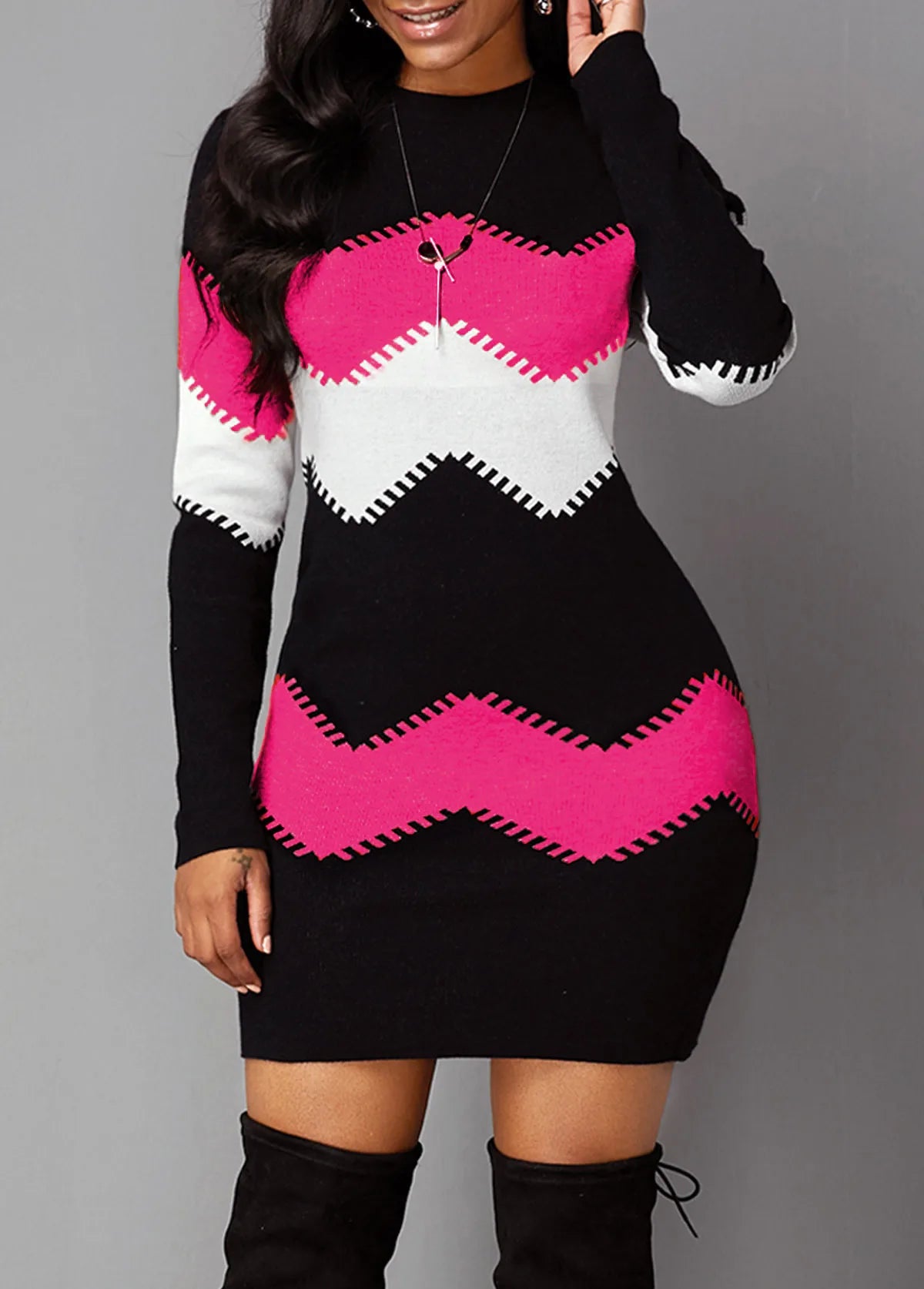 Eco Fashion Style Turtle Neck Twisted Knit Thick Warm Long Sleeve Women Wool Sweater