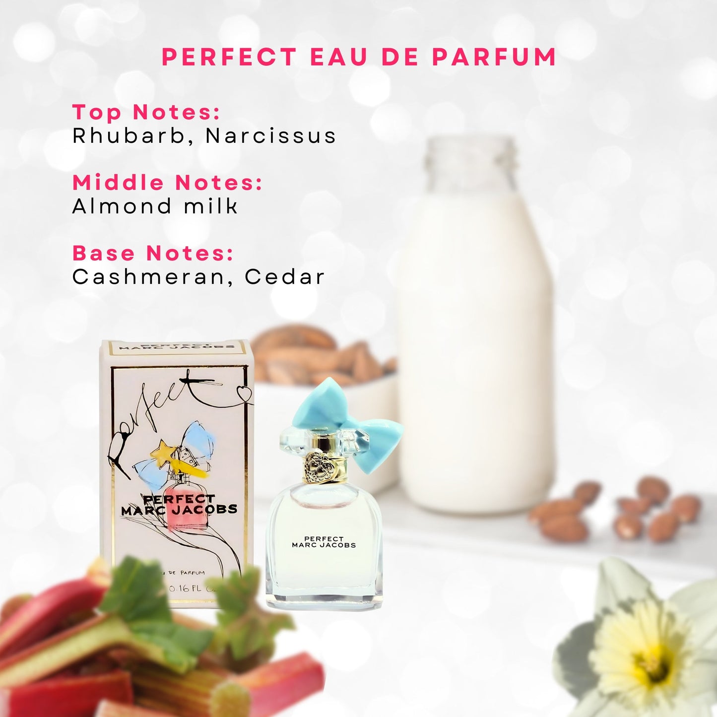 Marc Jacobs 4 Pieces for Women Mini Gift Set, 0.55 Ounce