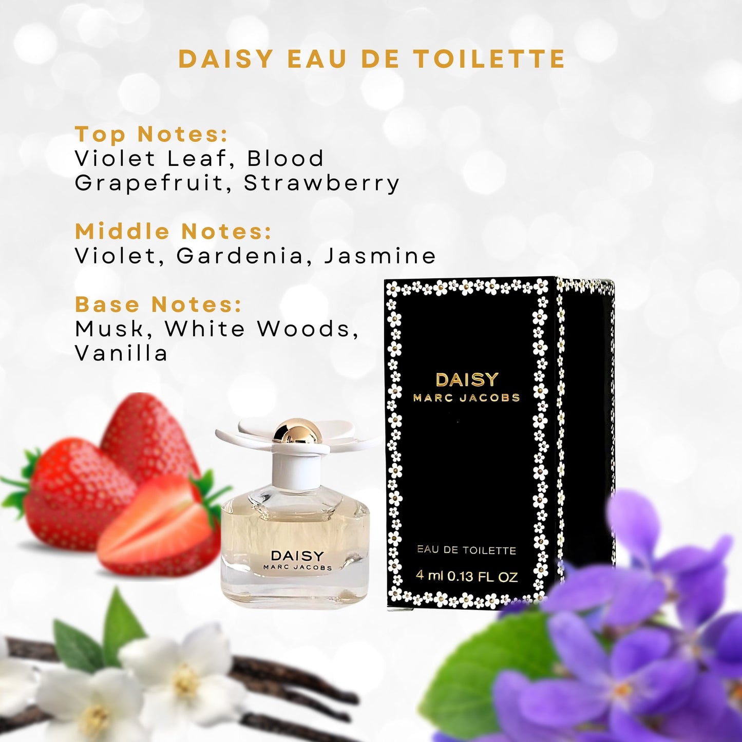 Marc Jacobs 4 Pieces for Women Mini Gift Set, 0.55 Ounce