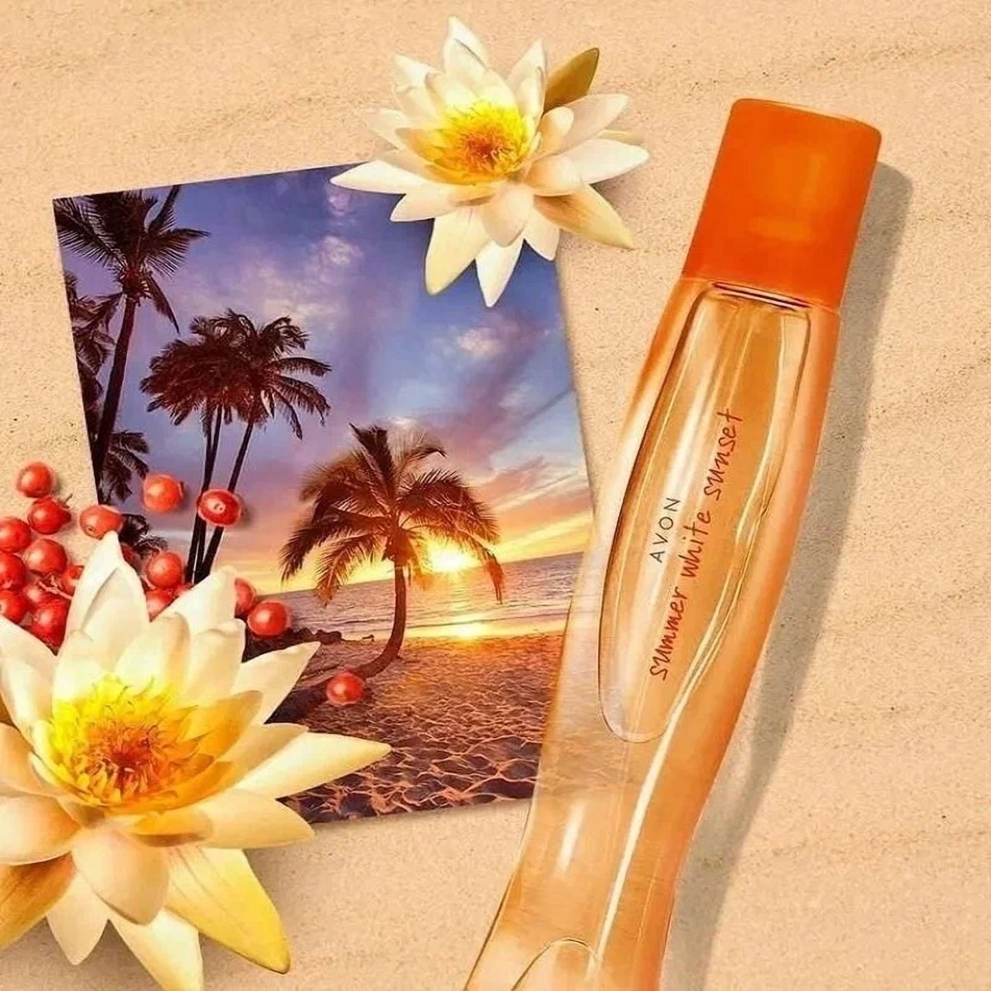 Avon Summer White Sunset Eau De Toilette Perfume for Women, 1.7 oz - 50 ml Spray